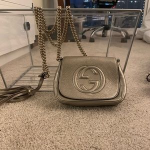 GUCCI Soho small leather disco bag